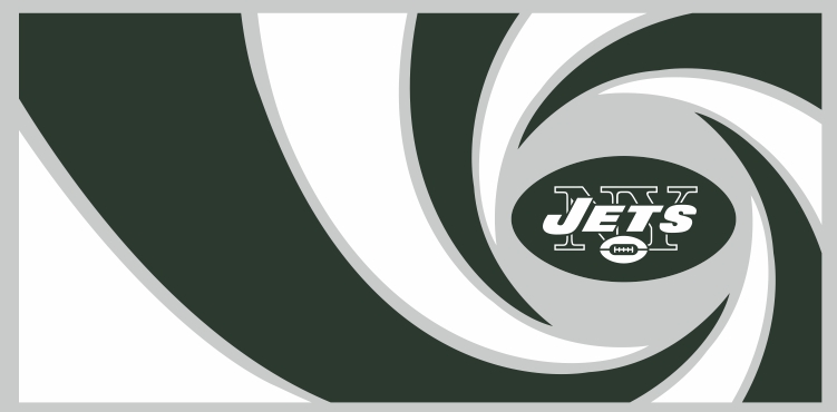 007 New York Jets logo iron on paper